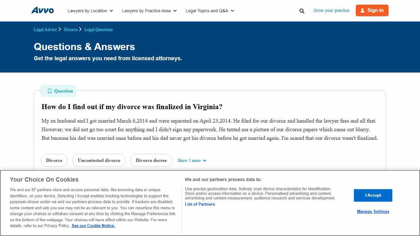 How do I find out if my divorce was finalized in Virginia? - Legal Answers